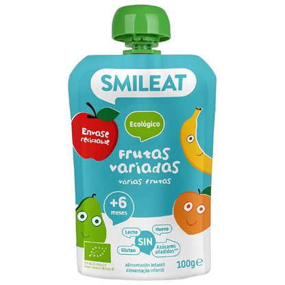 Pouche ECO frutta mista Smileat, 100 g