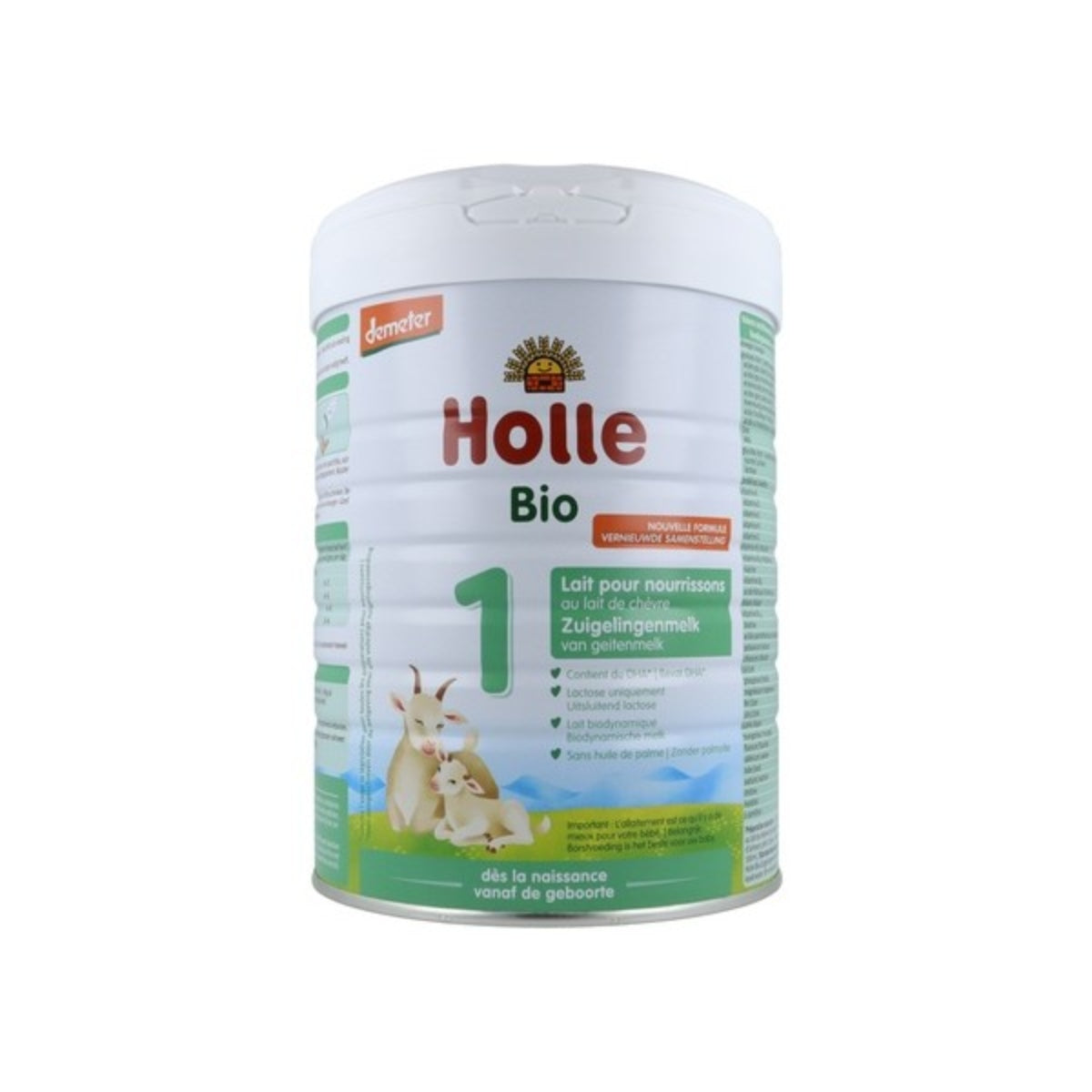 Mleko kozie dla niemowląt 1 (PUSZKA), Holle, 800 g