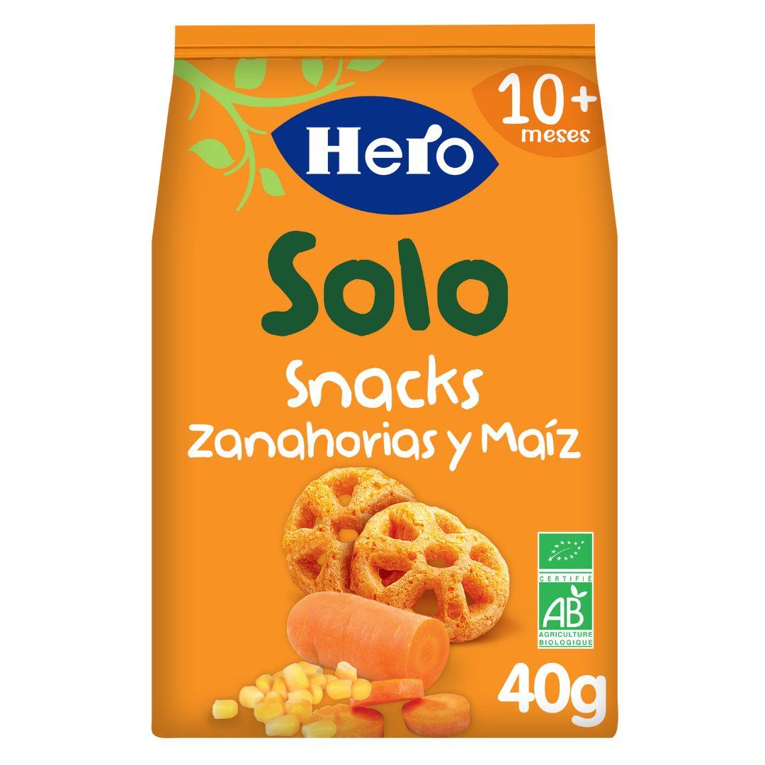 Pakket 7x Snacks van wortelen en maïs Eco 40 g-Hero Solo