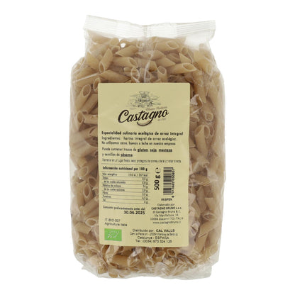 Macaronis au riz complet ECO Castagno 500 g