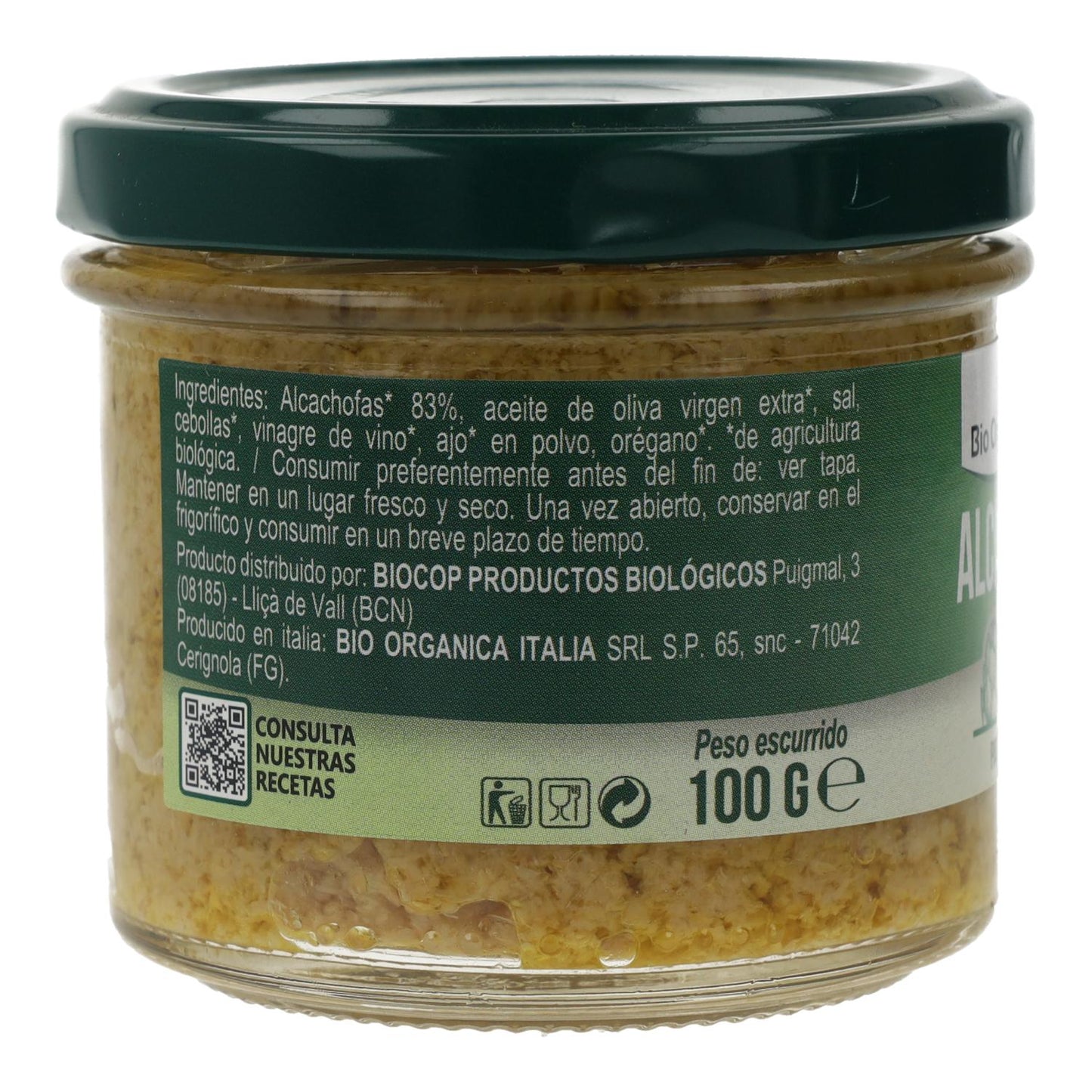 Bio-Artischockenpastete Organica Italia 100 g