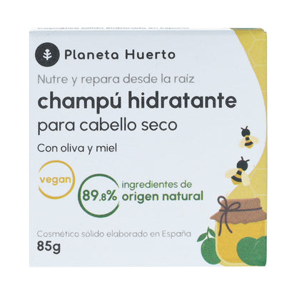 Planeta Huerto Olive & Honey Moisturising Solid Shampoo 85 gr