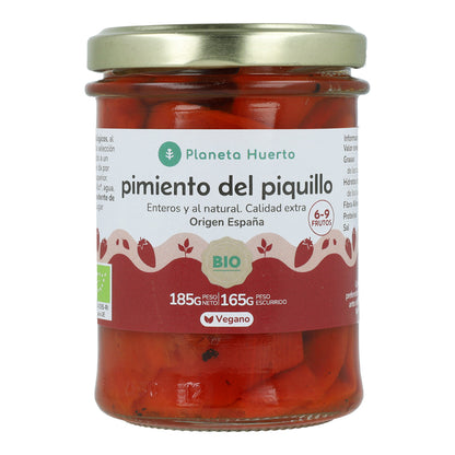 Ganzer Piquillo-Pfeffer ECO Planeta Huerto 185g