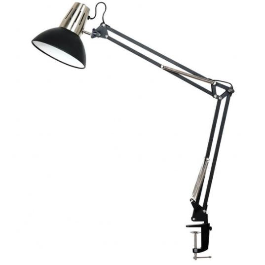 Flexibele lamp met bevestiging Surma E27 zwart