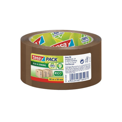 Taśma klejąca Esco & Strong 100% z recyklingu Tesa