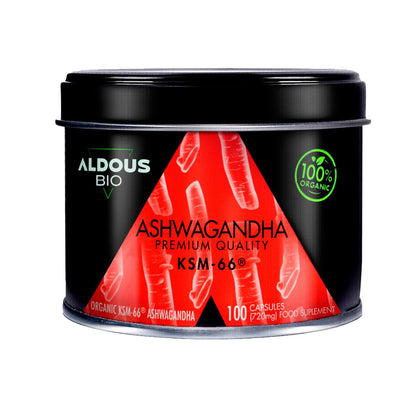 ASHWAGANDHA KSM66, 100 kapsułek Aldous Bio