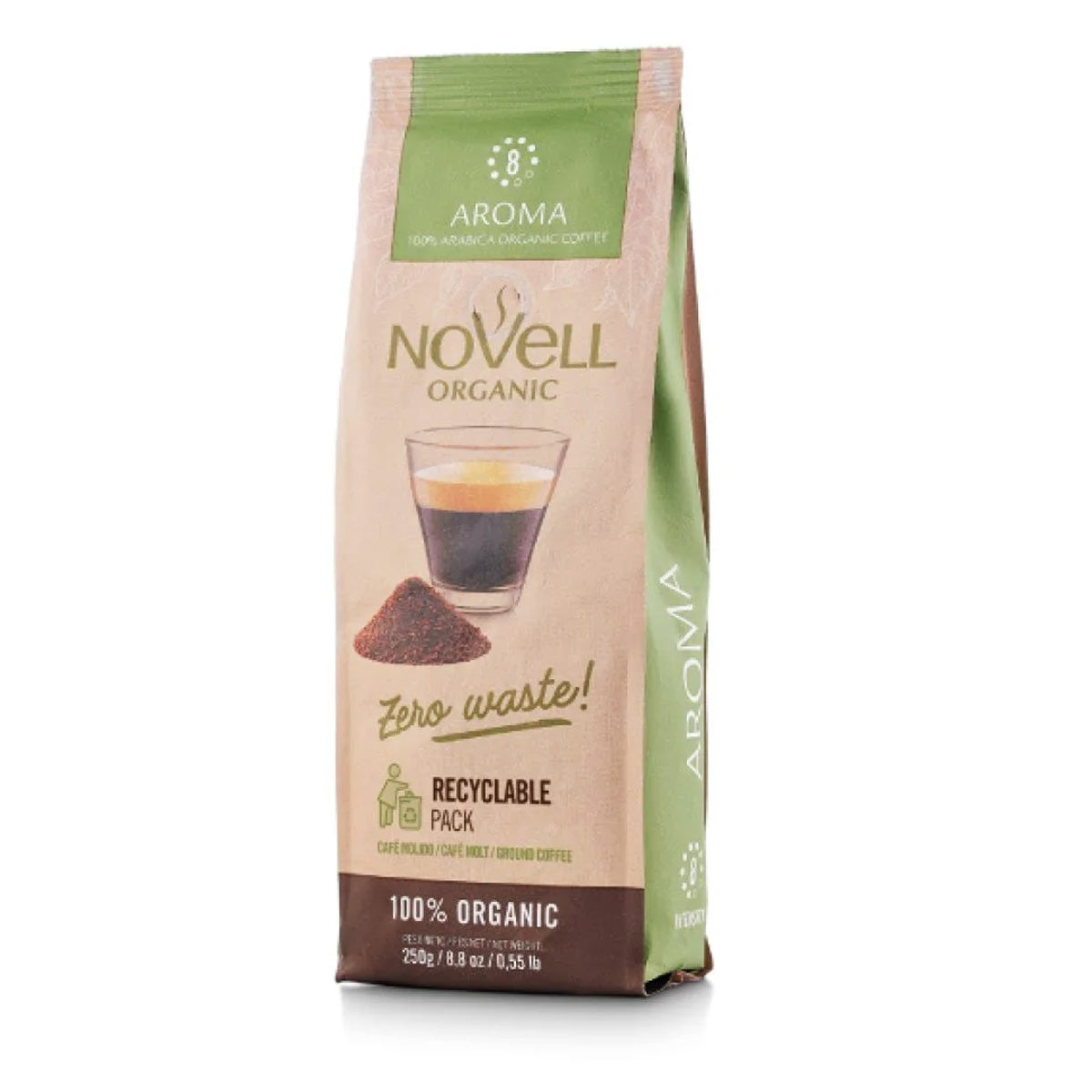 Café moulu bio Compost Più Aroma Novell 250 g