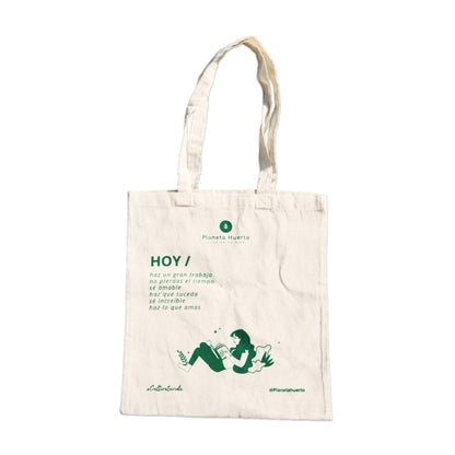 Torba materiałowa z motywem Planeta Huerto 40 cm x 40 cm