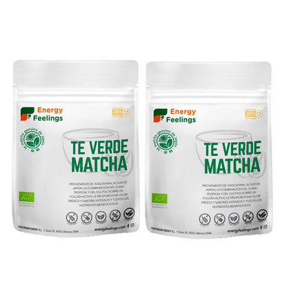 2-pack ekologisk matcha-te Energy Feelings
