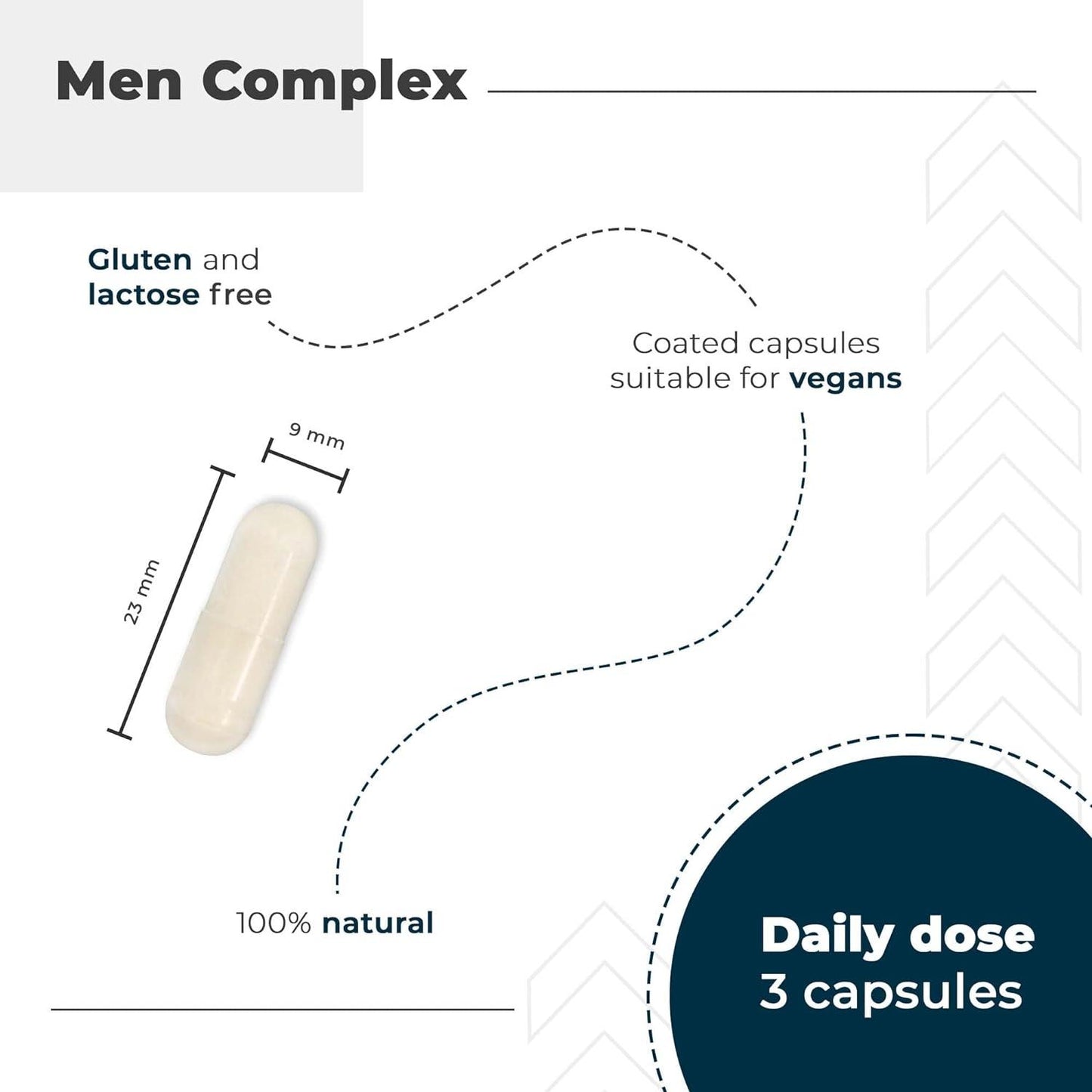 Men's Complex with Zinc + Maca and Ginkgo Biloba Nutralie 90 capsules