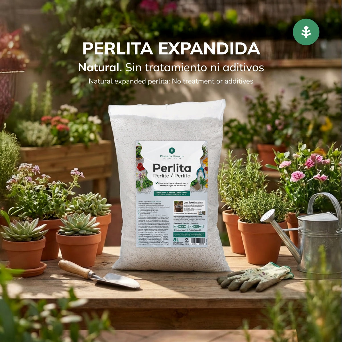 Perlite Planeta Huerto 8 litri