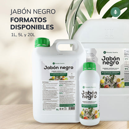 Savon potassique noir Planeta Huerto 5 L