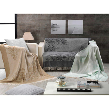 Grey Plaid Blanket 130x170cm