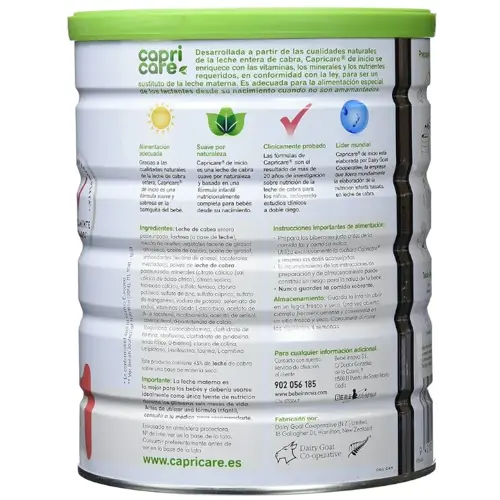 Promo 2 x Lait de chèvre pour nourrissons 1 Capricare 800 g
