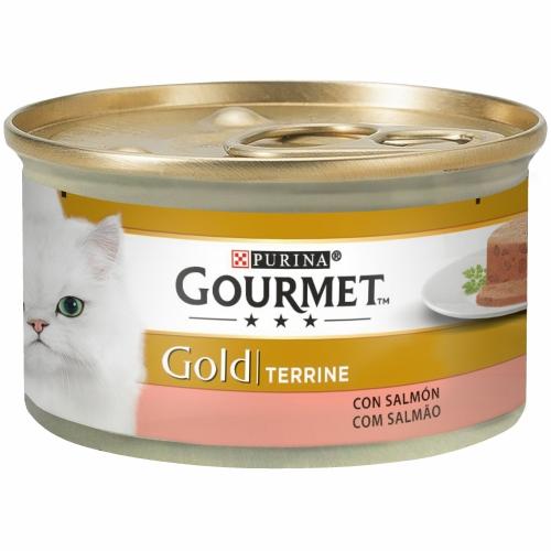 24er-Pack GOURMET GOLD Tarrina Comp Salmon Nassfutter 85 g