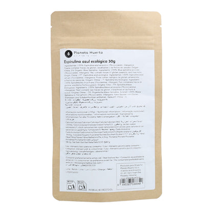 Blaue Spirulina Planeta Huerto 30gr