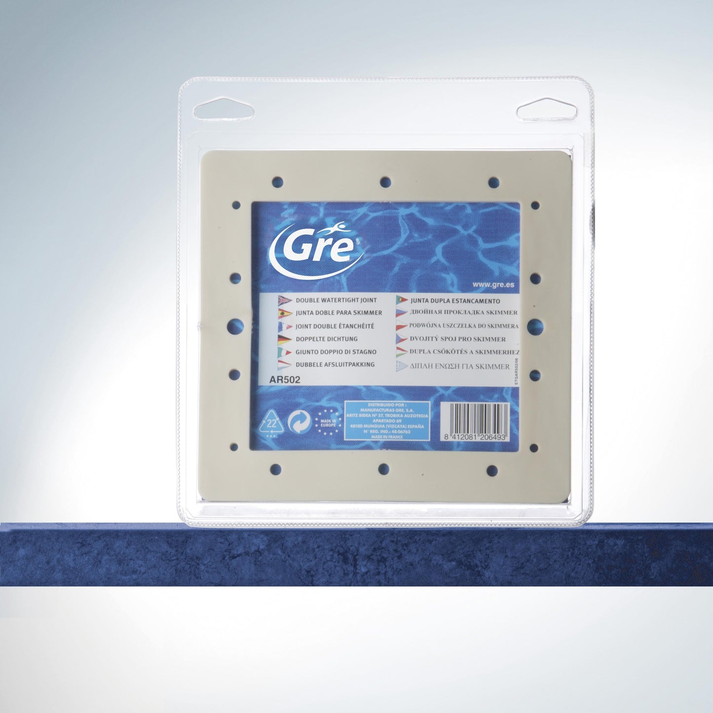 Guarnizione doppia Skimmer Standard Gre