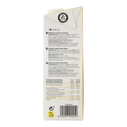 Soria Natural 100% pflanzliches Kanariensaatgetränk 1L