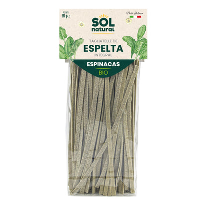 Bio-Vollkorn-Dinkel-Tagliatelle mit Spinat Sol Natural 250 g