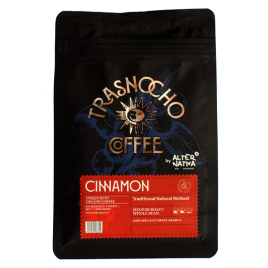 KETO-Kaffeebohnen mit Zimt BIO Trasnocho Alternativa 200 g