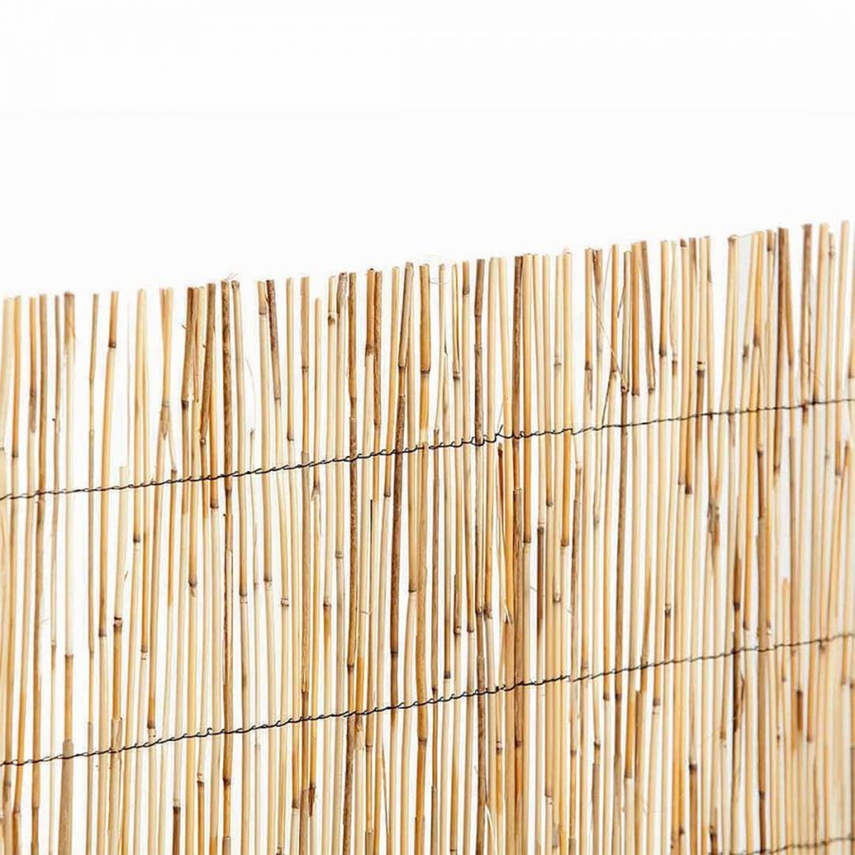 Nortene Reedcane Thin Peeled Bamboo Fence 1 x 5 m