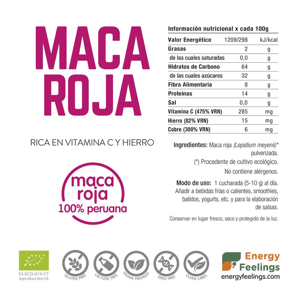 Bio-Maca-Pulver Energy Feelings 500 g