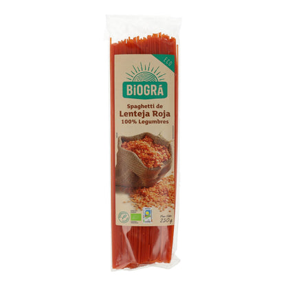 Rote Linsenspaghetti Biogra BIO 250 g