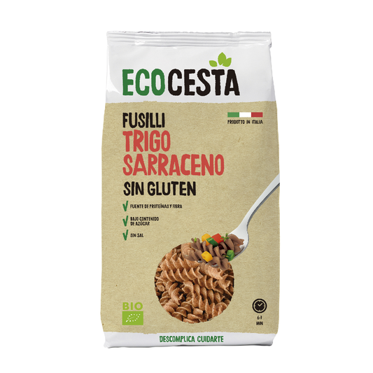 Fusilli di grano saraceno senza glutine BIO Ecocesta 400 g