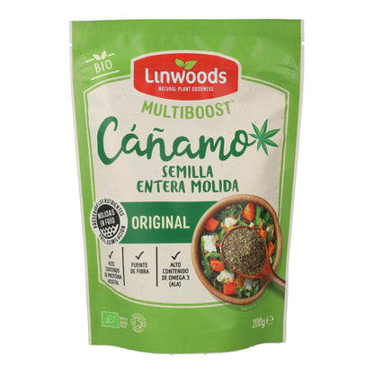 Graines de chanvre moulues biologiques Linwoods 200 g