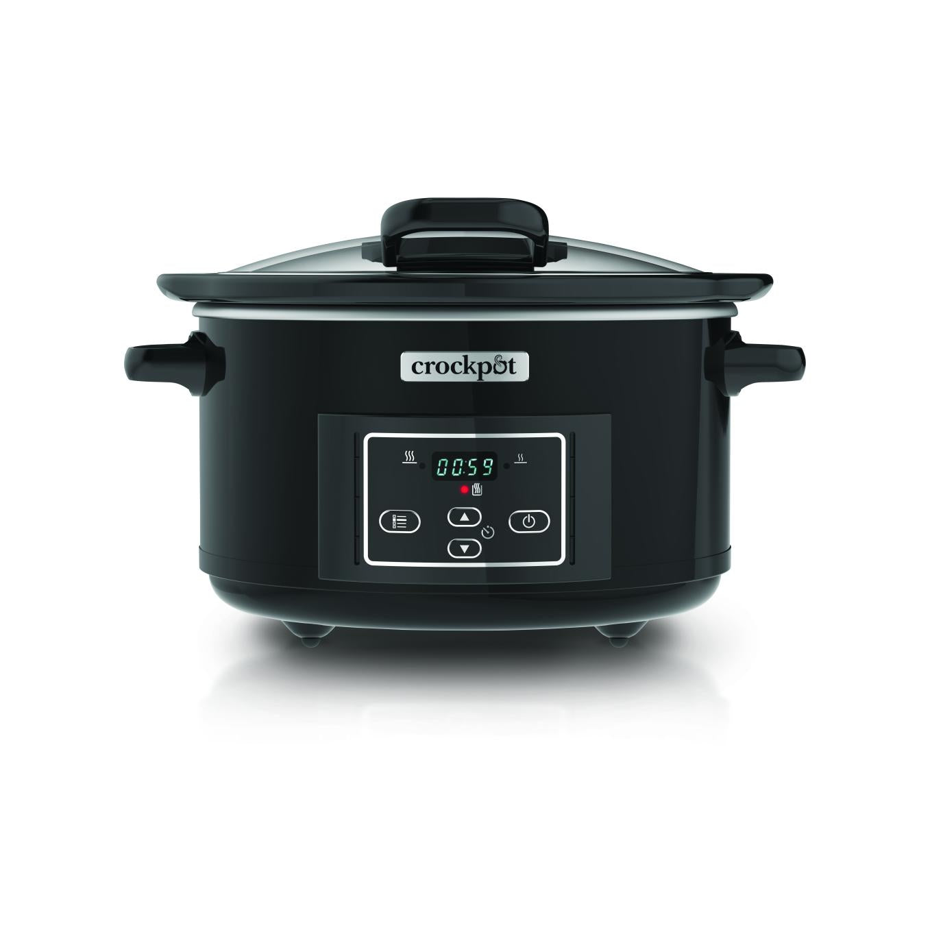 Crockpot olla cocción lenta 4,7 L CSC052X con tapa abatible (Reacondicionado)
