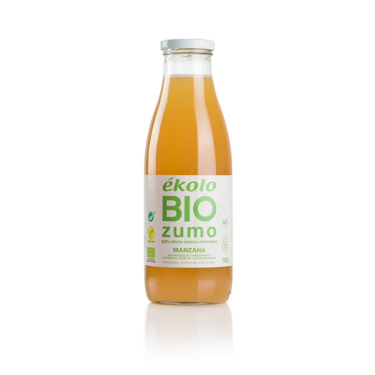 100 % Bio-Apfelsaft, frisch gepresst, Ékolo, 750 ml