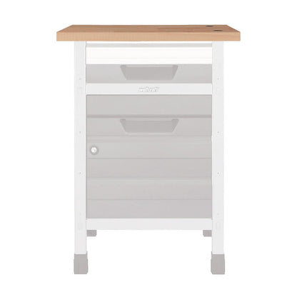 1 plan de travail en hêtre S 650 x 650 x 30 mm Wolfcraft 6043000 S 650 x 650 x 30 mm