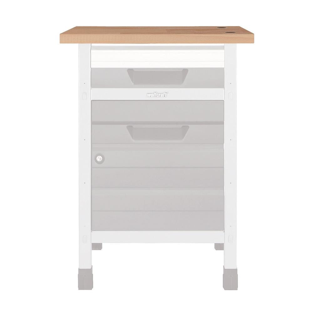 1 plan de travail en hêtre S 650 x 650 x 30 mm Wolfcraft 6043000 S 650 x 650 x 30 mm