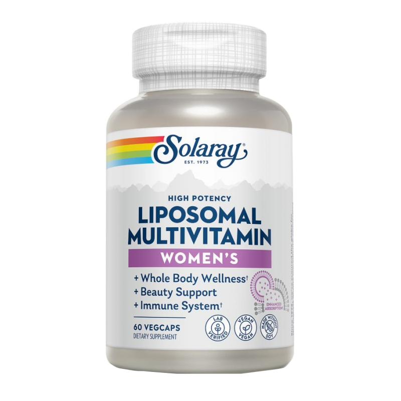Multivitaminico liposomiale per donne Solaray 60 Veg Caps