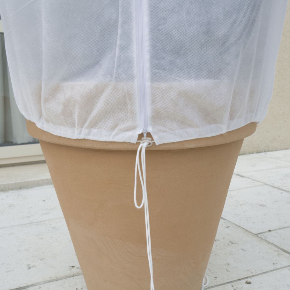 Hiverzip anti-frost hibernation cover with zip 2 x 1.80 m Nortene 2 pcs