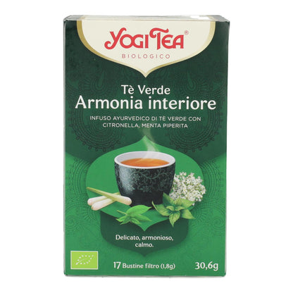 Yogi Tea BIO Harmony Grüner Tee, 17 Teebeutel