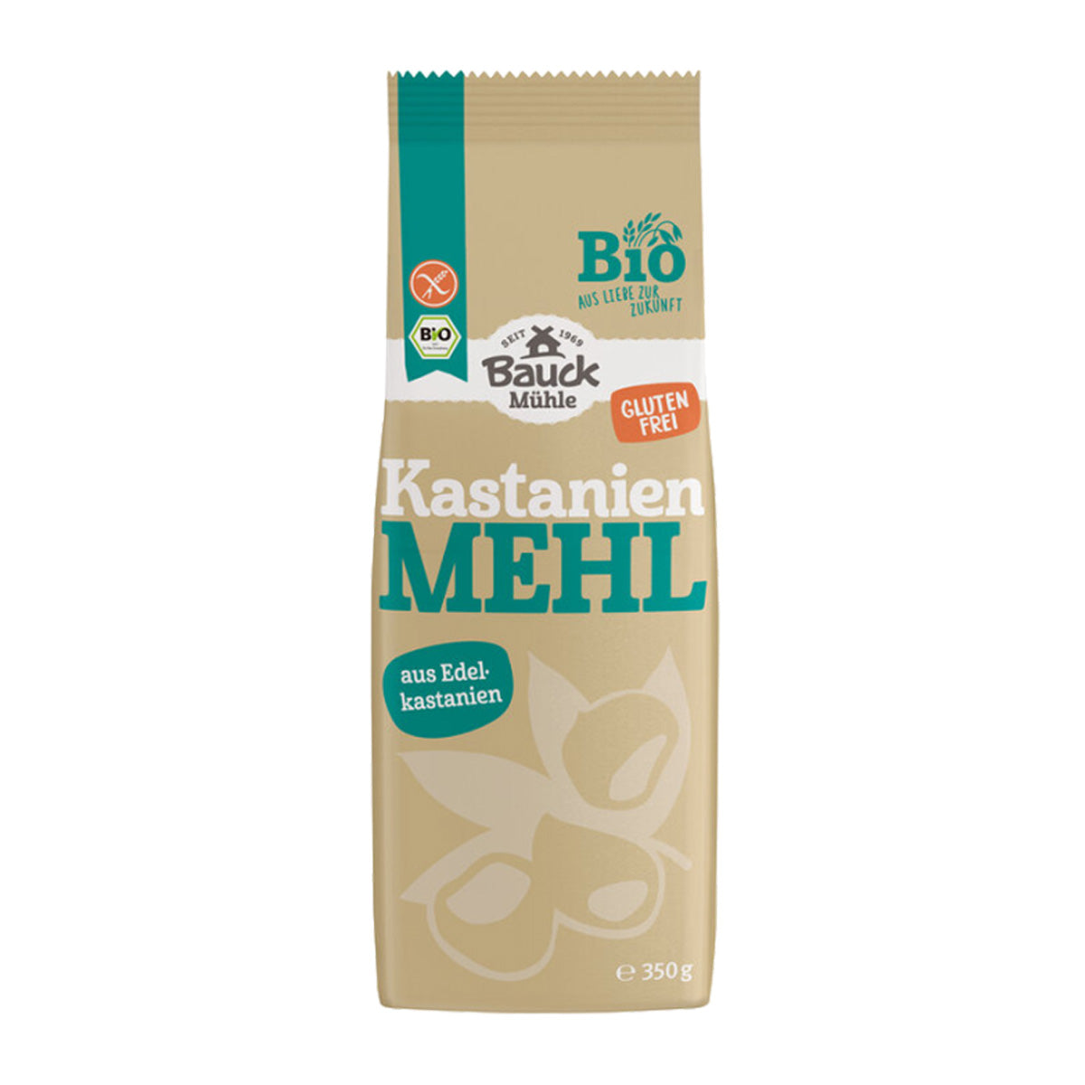 Glutenvrije kastanjemeel Bauckhof 350 g