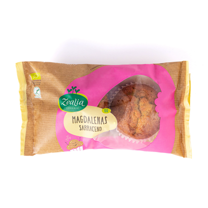 Bio-Buchweizenmuffins (glutenfrei) Zealia, 2 Stück à 70 g