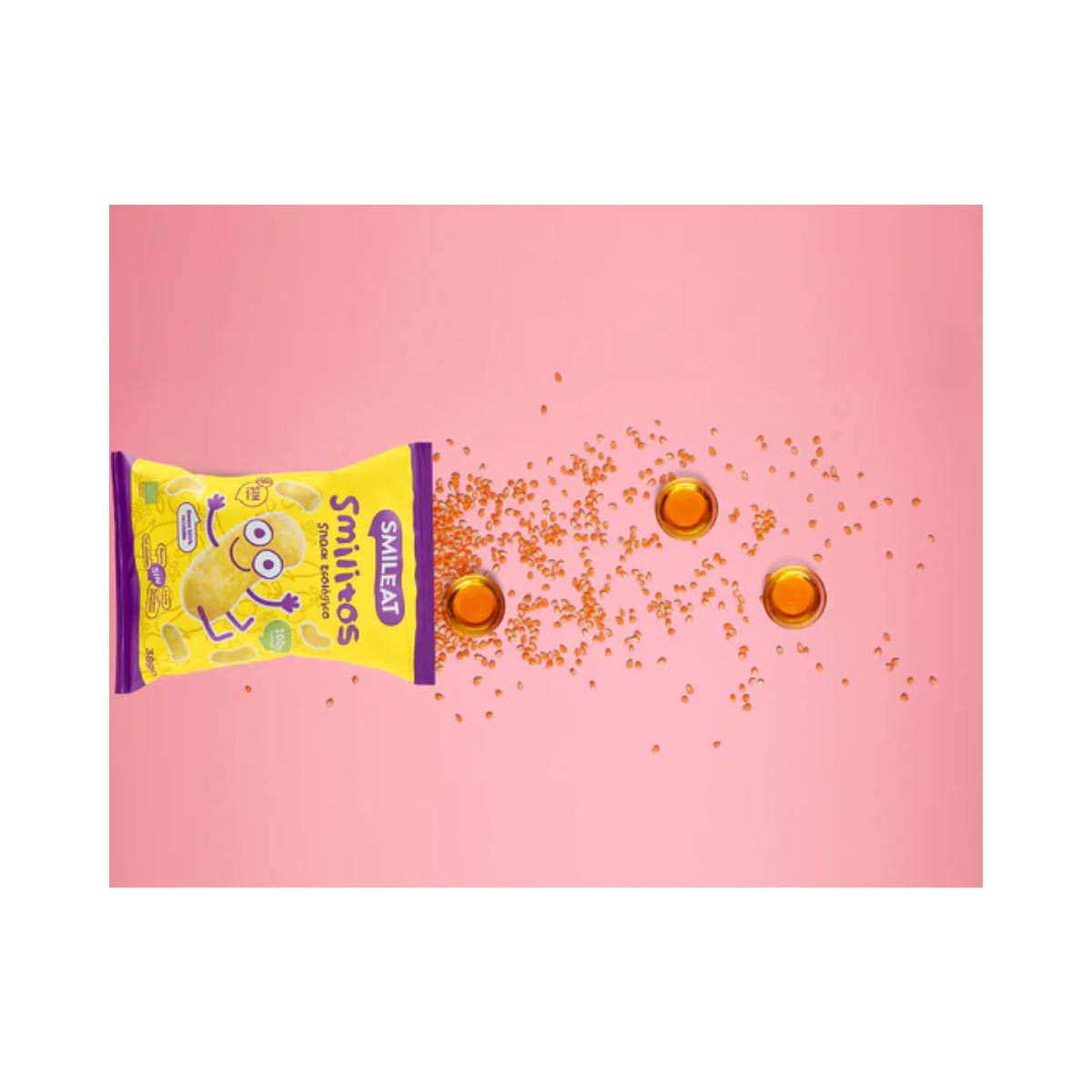 Smilitos, organic corn snacks Smileat 38 g