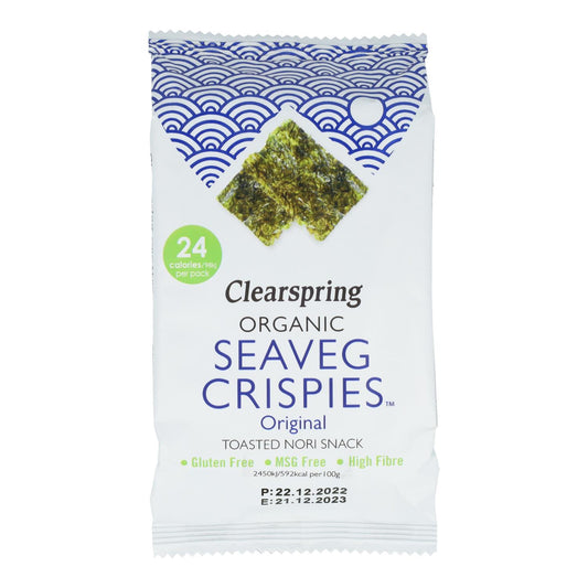 Bio-Snack mit gerösteten Nori-Algen von Clearspring, 4 g