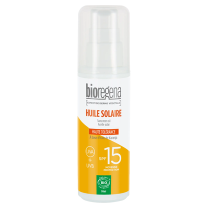 Hypoallergenes Sonnenspray SPF 15 von Bioregena, 90 ml