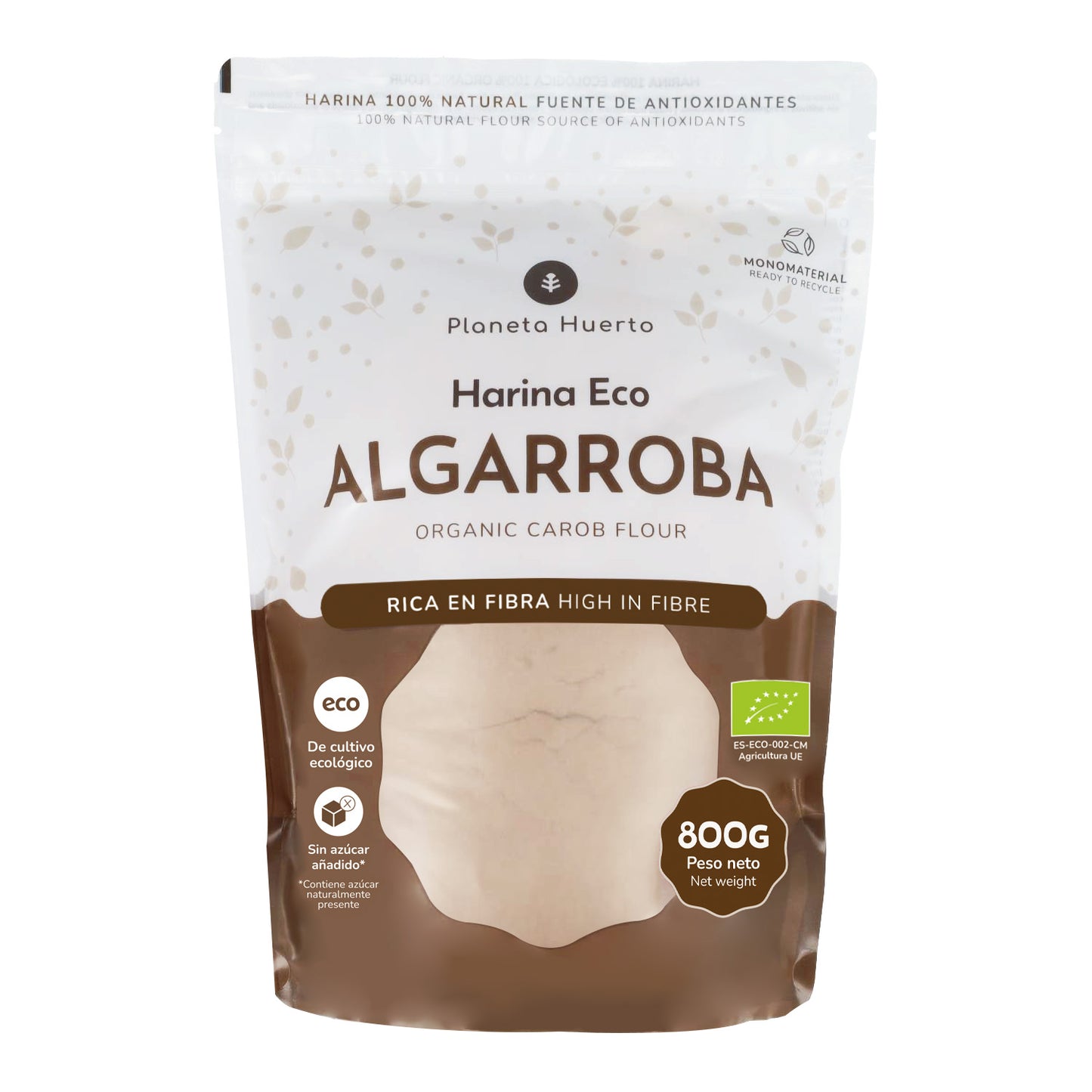 Harina de Algarroba Eco Planeta Huerto 800 g