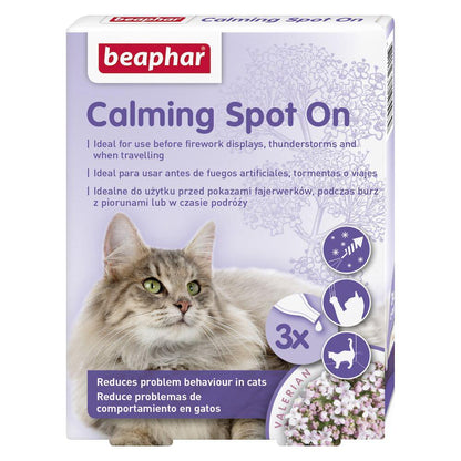 Calming Spot On  Beruhigende Pipetten für Katzen Beaphar 3x0,4 ml