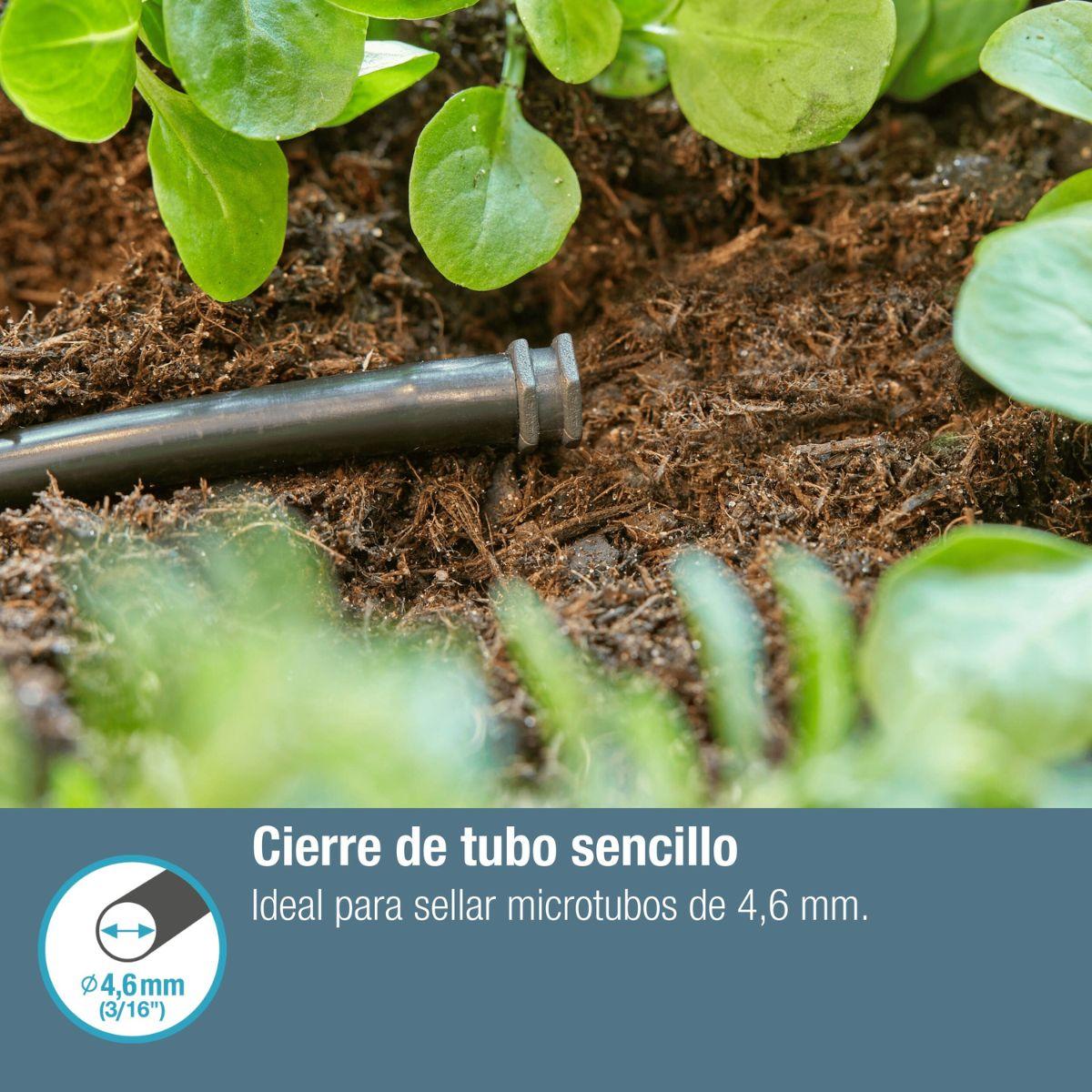Tapón 4.6 mm (3/16") x10 Microdripsystem Gardena