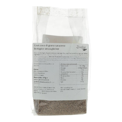 Bio-Couscous aus glutenfreiem Buchweizen von Zealia 375 g