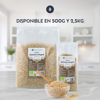 Fullkornsris av basmati ECO Planeta Huerto 500 g