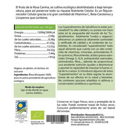 Hagebisspulver BIO Salud Viva 125 g