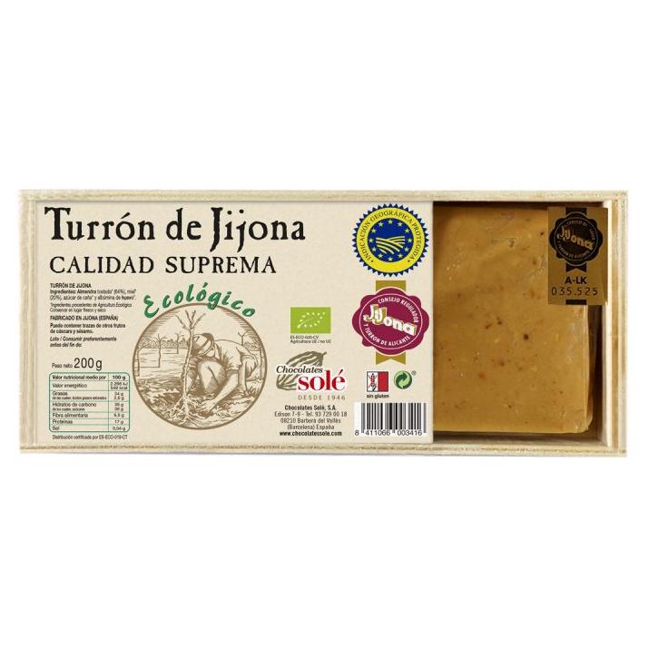 Jijona Turrón Eco Solé 200g