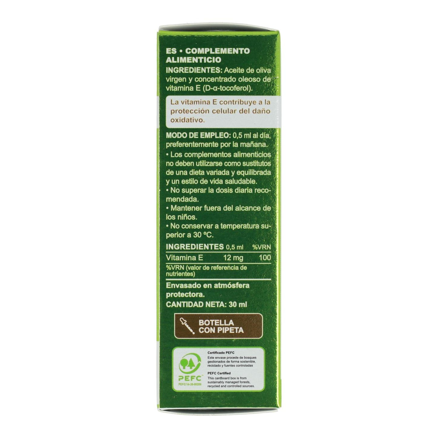 Vitamine E liquide Marnys, 30 ml