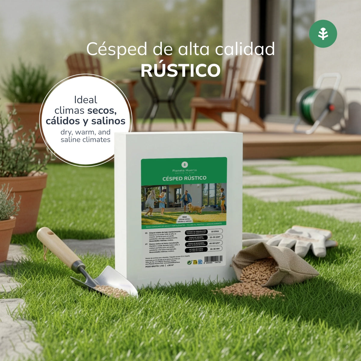 Nasiona traw Planeta Huerto Rustic 1 kg